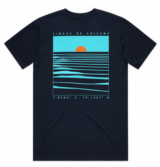 Lineas de Chicama - 100% Cotton - Navy